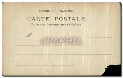 Alençon — Vieux Château — éditeur CARTE PHOTO 43 — Achterkant