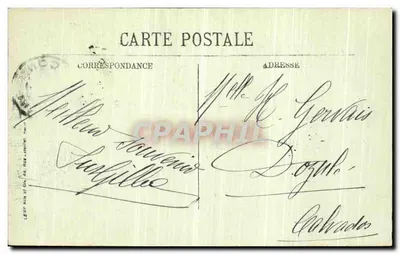 Alençon — A Casa d'Oré — Edição M. L. — Verso