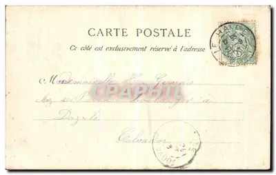 Alençon — La Place d'Armes, Le Palais de Justice et l'ancien Château — La Normandie, Paris — Verso