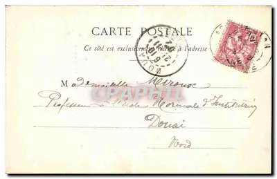 Argentan — Portale della Chiesa di San Germain — Libreria E. Roussel, Argentan, appassionato — Verso