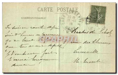 Argentan — Abzide van de Kerk van Sint Germanus — Halmann-Mickel, n°726 — Achterkant