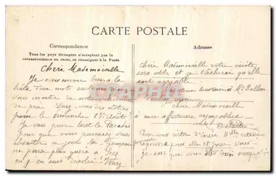 Argentan — Katedra Świętego Germain, duży portal północny — od XVI do XVII wieku — C.P.A. Paryż — Rewers