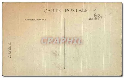 Arras — Interior de la Iglesia de San Juan Bautista — Bombardamientos del 10 y 11 de julio de 1915 — E. Ruff — Reverso