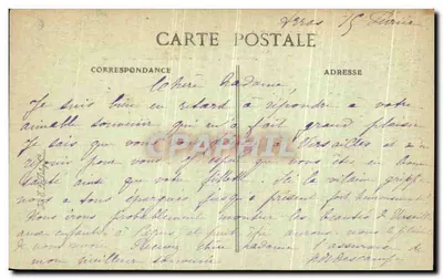Arras — Rue des Grands Véziers — Bombardements vom 6., 7. und 8. Oktober 1914 — E. Ruff — Rückseite
