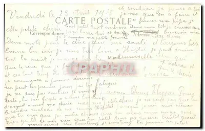 ARRAS — Ruiny Pałacu Miejskiego widziane z Placu Vacquerie — L.C.H. Paris n°261 — Rewers