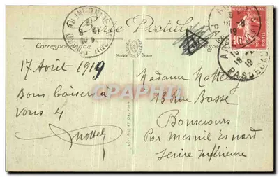 Arras — Rue St-Géry destruída — Charles Ledieu, Arras — Verso