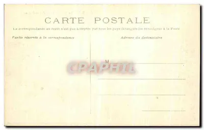 Arras — De Klokkenstoel en de Kleine Plein — Ed. B., Arras, n° 61 — Achterkant