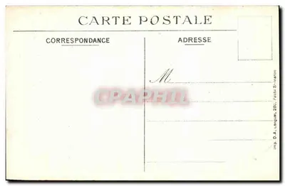 Arras — Wojna 1914 — Ruiny Hotelu Miasta po bombardowaniu 21 października 1914 — Rewers