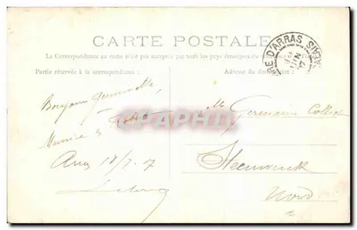 Arras — Hotel de Ville (Grande Chambre) — Wyd. B., Arras — Rewers