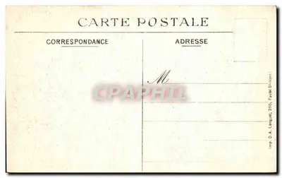 Arras — Rue St-Géry nach den Bombardements vom 6., 7. und 8. Oktober 1914 — Charles Lédi — Rückseite
