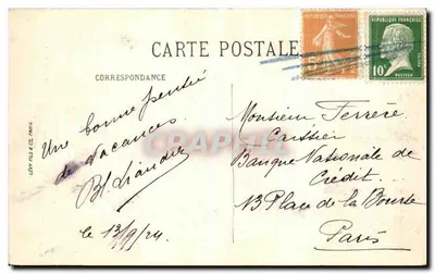 Arras antes da terrível Guerra — O Hotel de Ville — Fachada — Charles Ledieu, Arras — Verso