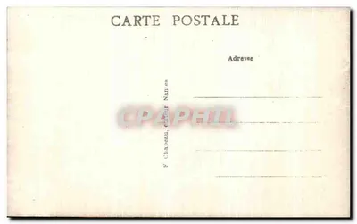 Le Pouliguen (Loire-Inf.) — Effekt des Meeres an der Grande Côte — F. Chapeau, Verlag Nantes — Rückseite