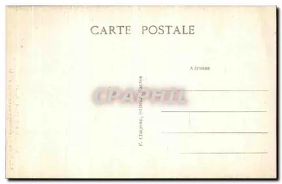 Le Pouliguen (Loire-Inf.) — En la Costa, Gruta Perforada en la Roca — F. Chapeau, editor — Reverso