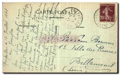 Préfailles (Loira-Inf.) — "Señor y Señora Préfailles" tomados desde la Falaise — 7° milla — Reverso