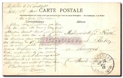 Rochers da Ponta Saint-Gildas — Préfailles (Loire-Inf.) — Agtaud-Nozaix, Nantes — Verso