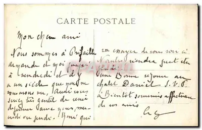 Préfailles (Loire-Inf.) — La Roche Percée y la Costa — Colección F. Chapeau, Nantes — Reverso