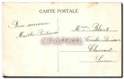Préfailles (Loire-Inf.) — A Costa perto da Praia — Coleção F. Chapeau, Nantes — Verso