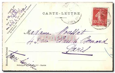 Préfailles (Loire-Inf.) — Vista geral : Hotel da Praia — Grande Bazar Déffain — Verso