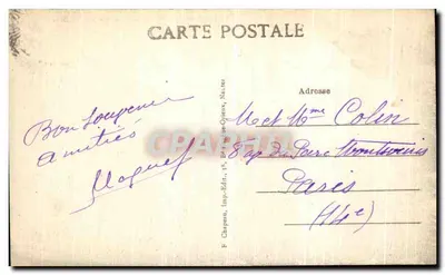 St-BRÉVIN-L'OCEAN (Loire-Inf.) — Skaliste wybrzeże Bale du Pointeau — wydawca Cherpent, nr 240 — Rewers