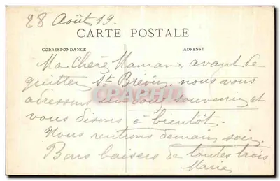Saint-Brévin-l'Œcán — Katedra w lesie sosnowym — Rewers