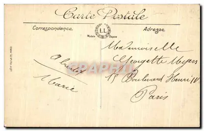 Saint-Nazaire — Rochers do Leão — Praia de Bonne-Anse — LL — Verso