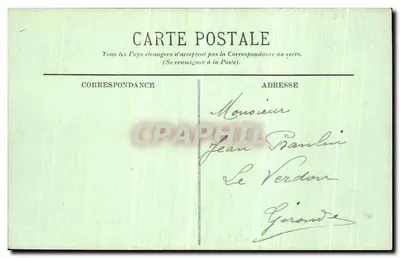Saint-Nazaire — A Praia e o Boulevard do Oceano — LL. — Verso