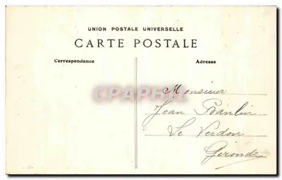 Saint-Nazaire (Loire-Inf.) - A Rocha do Leão — editor desconhecido, número de série não visível — Verso