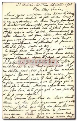 Saint-Nazaire — A praia e o Monumento Americano — LL. — Verso