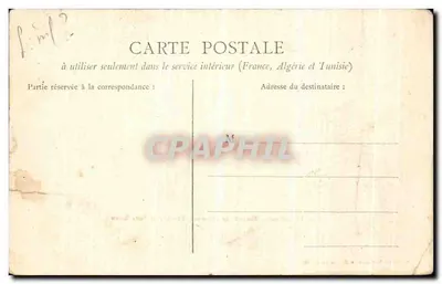 Bilhete postal antigo Le Cellier Colinas de Clermont Vendelle e Saint Meens — Verso