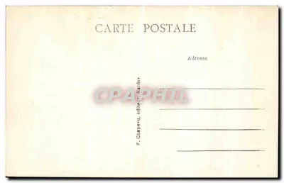 Missillac (Loire-Inf.) — Castelo de la Brétesche, visto do Lago — Verso