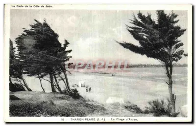 Tharon-Plage (L.-I.) — A Praia de Anjou — Editor Océan Galeries Modernes, n°15
