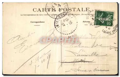 St-MARC (L.-Inf.) - De grote rotsen van de Jetée — Collectie L. Dupond — Achterkant