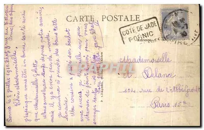 Pornic (Loire-Inf.) — O Castelo, na Entrada do Porto — série 71 — Verso