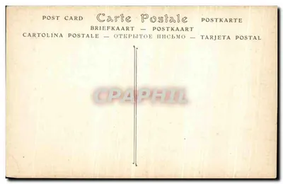 Stara pocztówka Groby Epinay, panowie Champeaux — Rewers