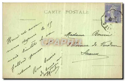 Pornic (L.-I.) — El Casino de las Olas en Gourmalon — Foto J. Julliard — Reverso