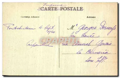 Pontchâteau — O Calvário (XIIª Estação) — Editor não identificado — Verso