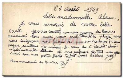 Les Moutiers-en-Retz (Loire-Inf.) — Plaża w czasie kąpieli — Zbiór Renard — Rewers