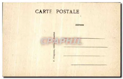 MACHECOUL (Loire-Inf.) — Facha da Igreja — F. Chapeau, Nantes — Verso