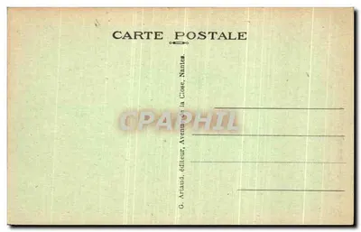 Pornic (Loire-Inférieure) — Gourmalon — Kasyno "Les Flots" — G. Artaud, Nantes — Rewers