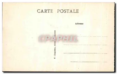 Pornic (Loire-Inf.) — O Porto, em direção ao Castelo — F. Chapeau, editor Nantes, n°210 — Verso
