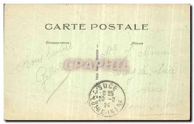 A Montanha - Caminho sob as árvores — editor Imp. Ed. Nantes, n°8 — Verso