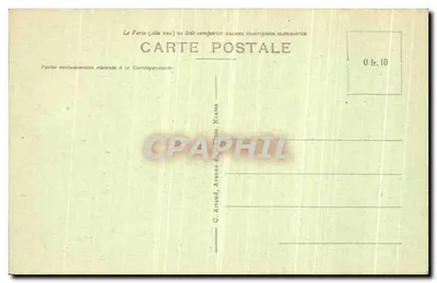Piriac - Las Costas del Pouler y el Semáforo - En el medallón, embarcaciones de pesca frente a la Côte de Grain — Reverso