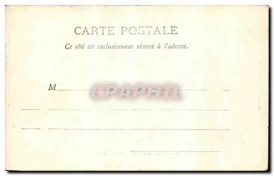 Pouzauges (Vendée) — As Ruínas do Donjon do Castelo — fot. Robuchon, editor A.B.&C. Poitiers, n°310 — Verso