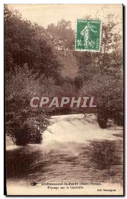 Châteauneuf-la-Forêt (Haute-Vienne) — Paisagem sobre a Combade — Edit. Soumagnas