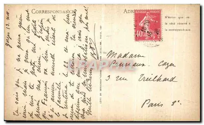 NANTES — Widok na okna fasady wewnętrznej zamek (XVI wiek) — LL. — Rewers