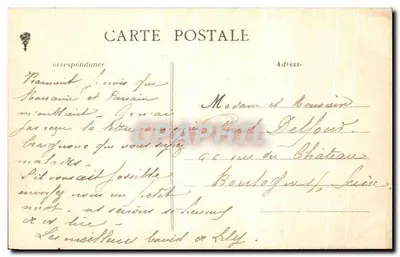 NANTES - La Prefettura - Palazzo con colonnati e portico greco, costruito nel XVIII secolo — Verso