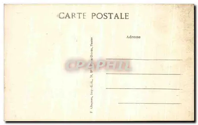 NANTES — Ilha Clorlette, tomada do Transbordeur — F. Chapeau, Imp.-Édit., 38, Rue des Oricaux, Nantes — Verso