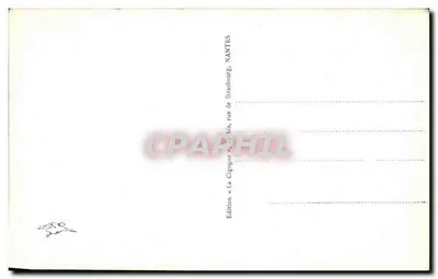 NANTES — A Abside da Catedral — Edição « La Cigogne » — Verso