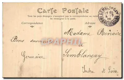 NANTES — Abside da Igreja de São Nicolau — Editor N.D. 32 — Verso