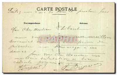NANTES — Panorama Sudeste, tirado da Catedral — editor não identificado, n° de série 389 — Verso